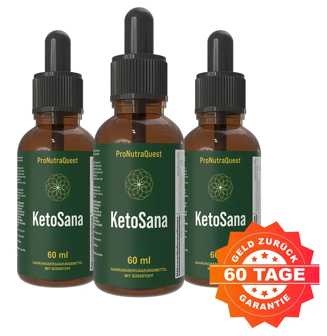 KetoSana 3 Bottle Package